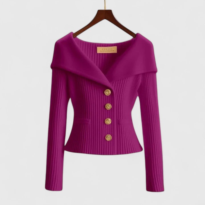 Caroline Ribbed Knit Cardigan_4