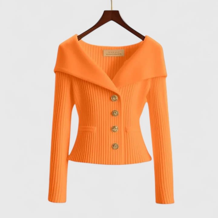 Caroline Ribbed Knit Cardigan_5