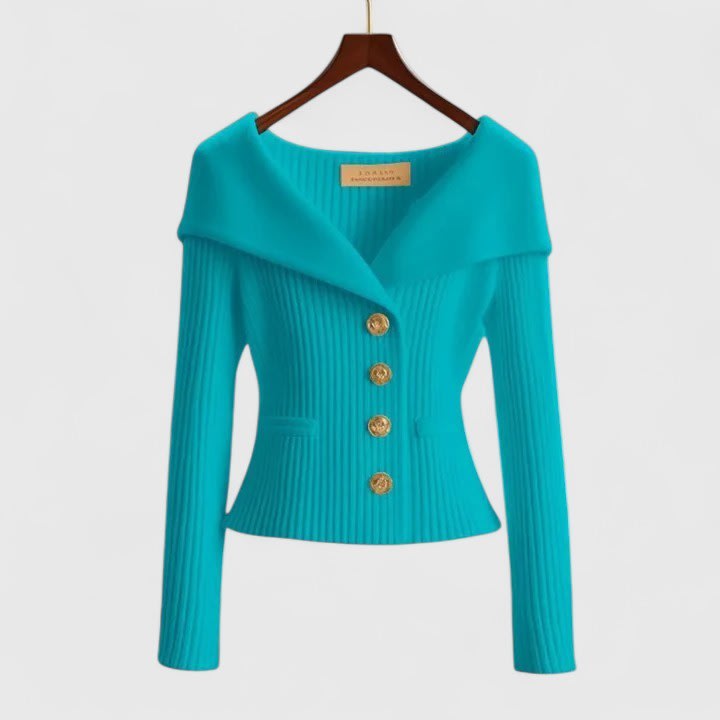 Caroline Ribbed Knit Cardigan_7