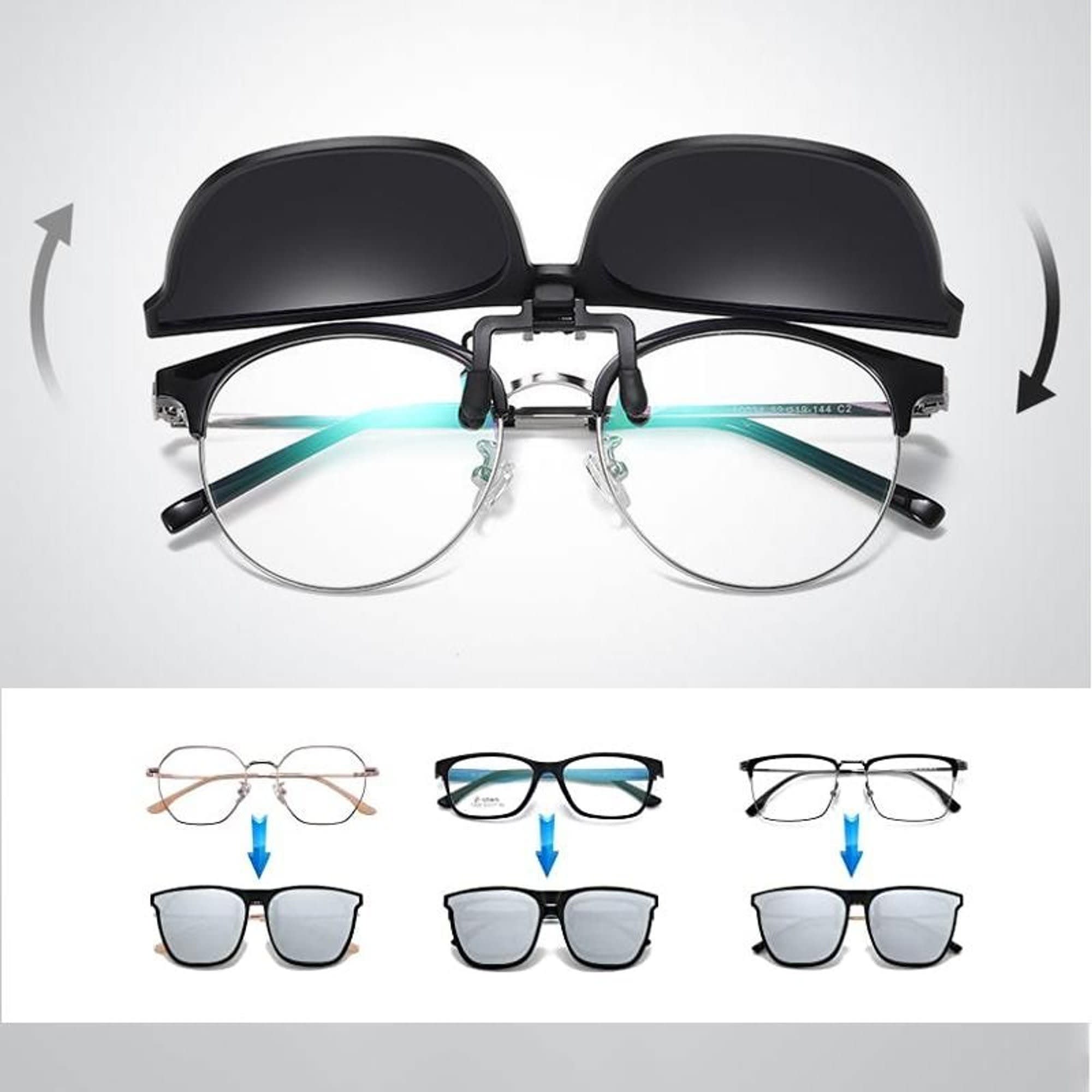 Selah Polarized Clip On Sunglasses_6
