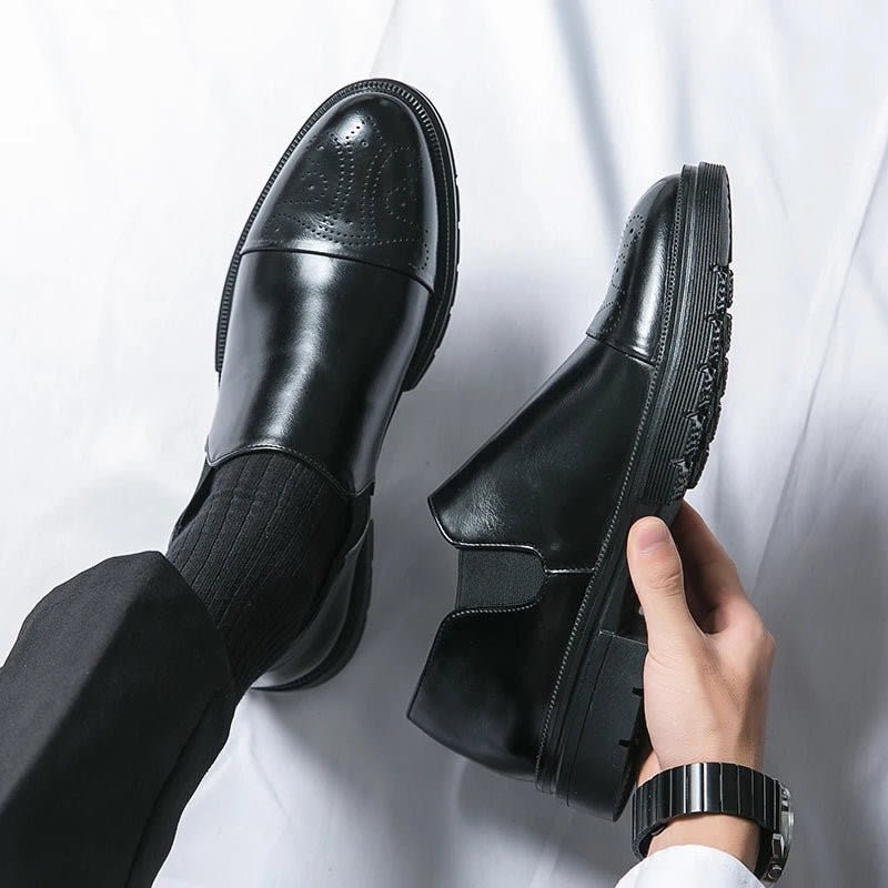 Edmund Leather Slip On Dress Shoes_2