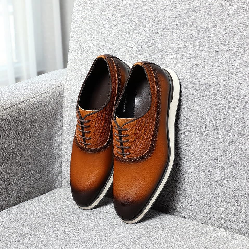 Gregory Leather Lightweight Oxford Shoes_21