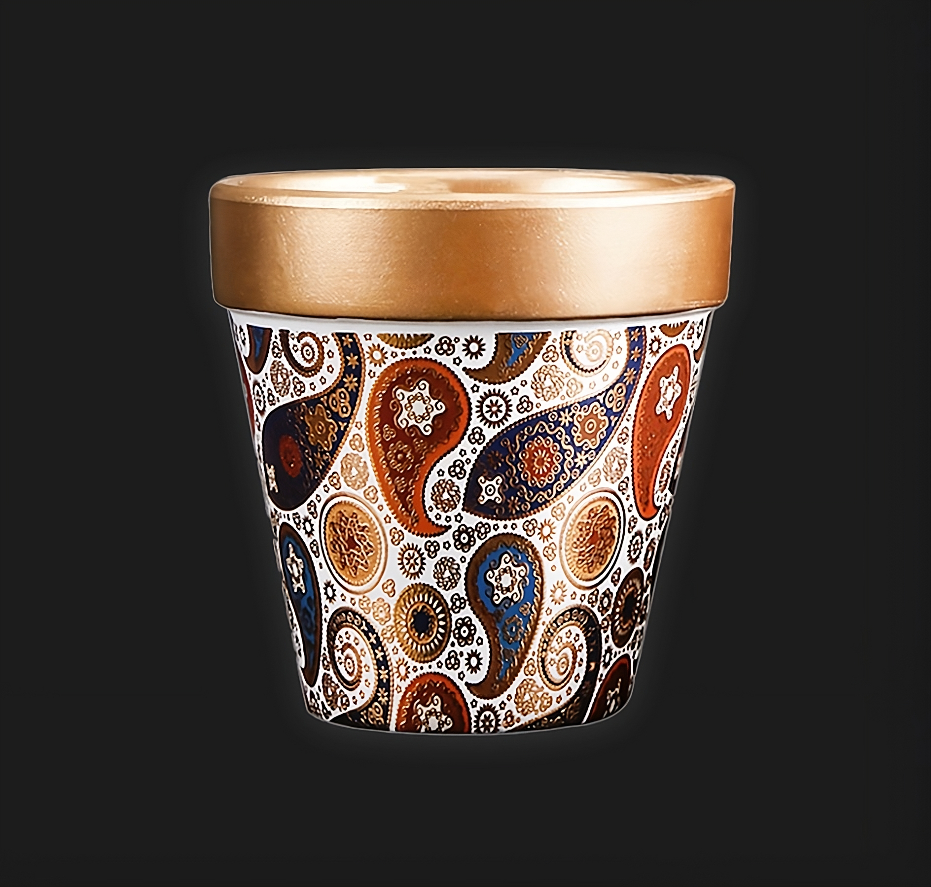 Golden Oasis Vase