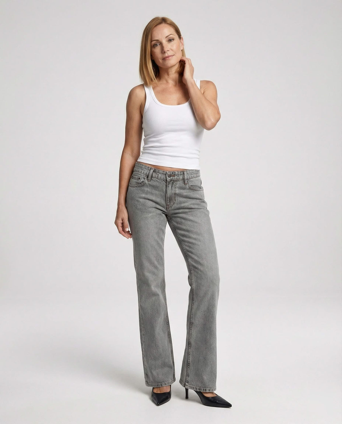 Valentina High Waisted Stretch Bootcut Jeans_6