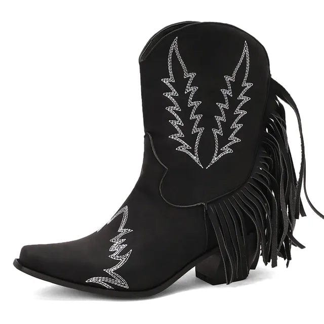 Moriah Fringe Western Cowboy Boots_8