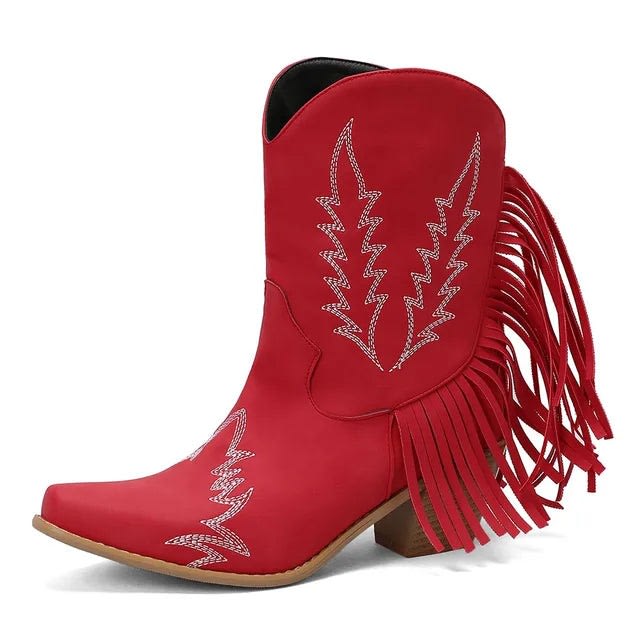 Moriah Fringe Western Cowboy Boots_9