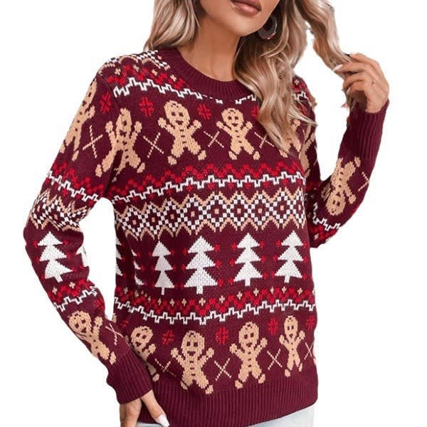 Penny Gingerbread Fair Isle Christmas Sweater_5