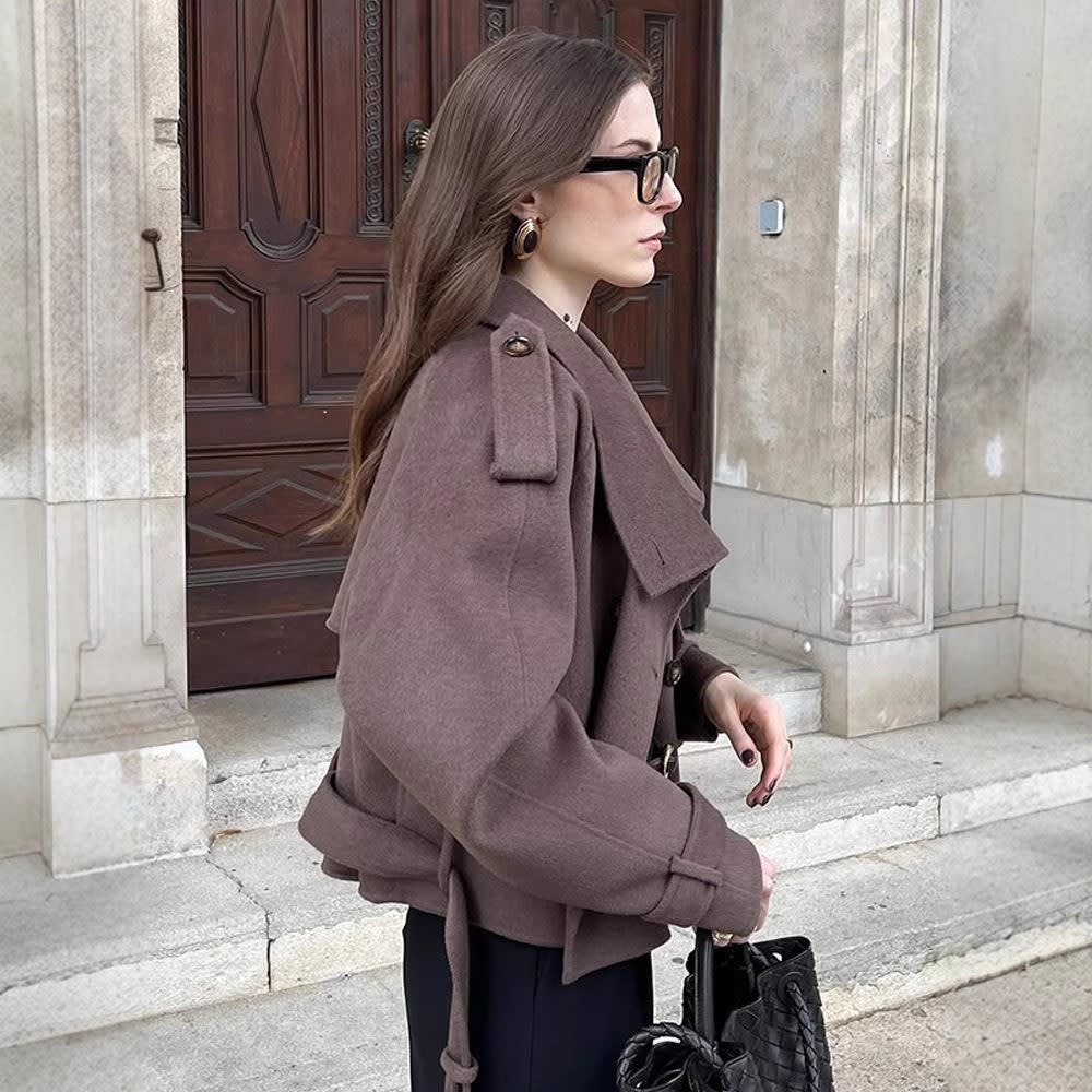 Hannah Cropped Epaulette Pea Coat_3