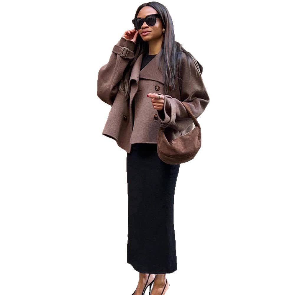 Hannah Cropped Epaulette Pea Coat_5