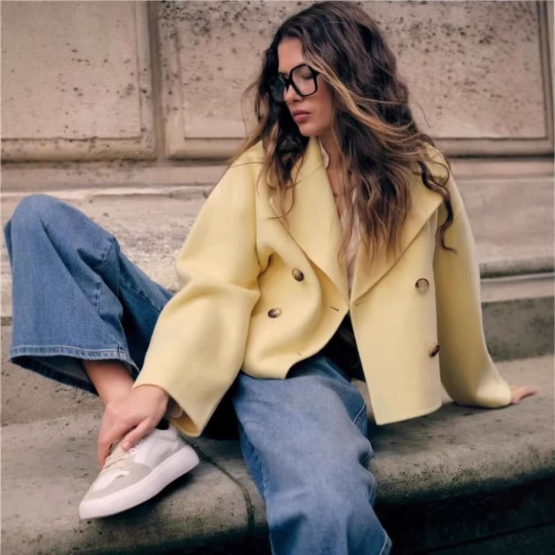 Evelyn Oversized Wool Blend Pea Coat_1
