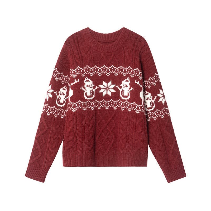 Gracie Cable Knit Christmas Sweater_6
