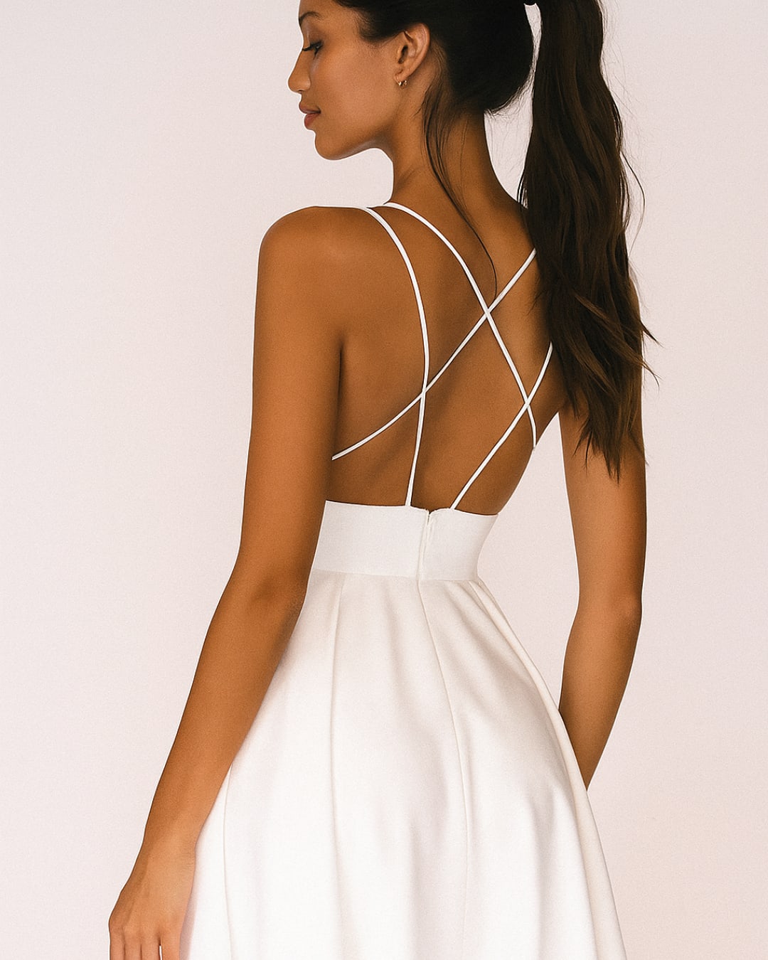 Philippa Sweetheart A-Line Wedding Guest Midi Dress_2