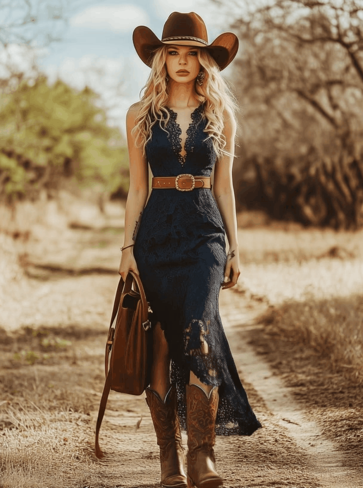 Scarlett Hayes Lace Midi Dress