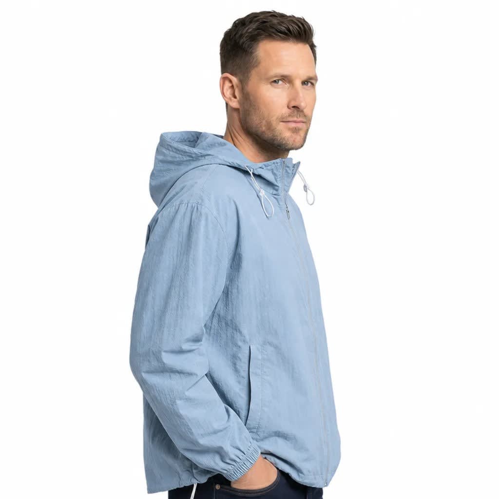 Brett Lightweight Hooded Windbreaker Jacket_2