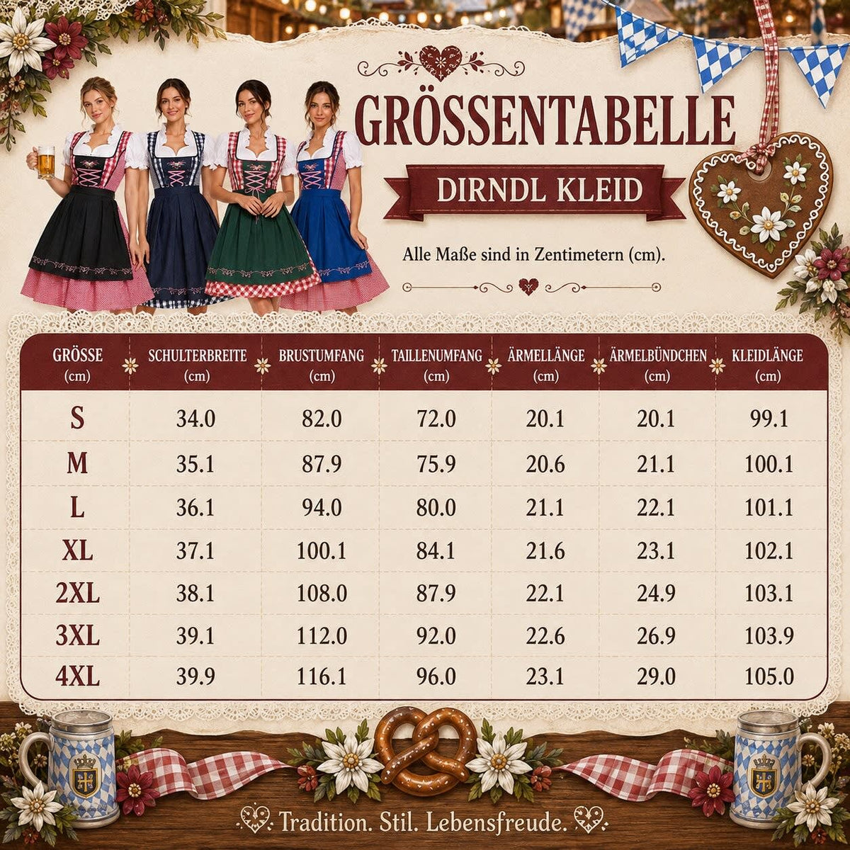 Aisha Gingham Oktoberfest Dirndl Dress_17