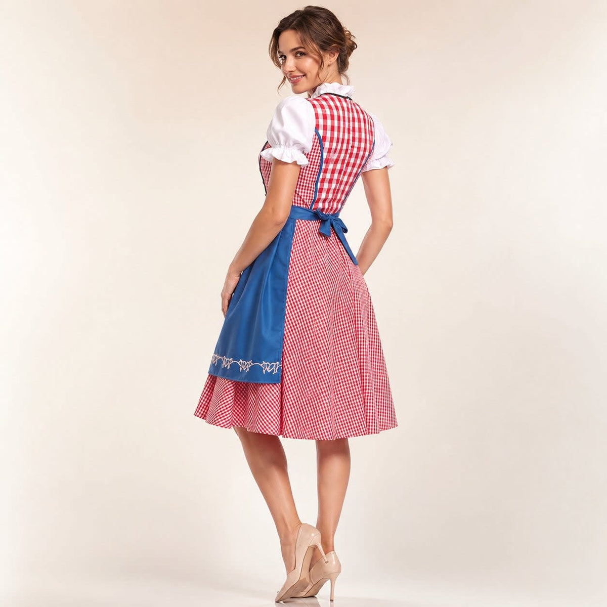 Aisha Gingham Oktoberfest Dirndl Dress_3