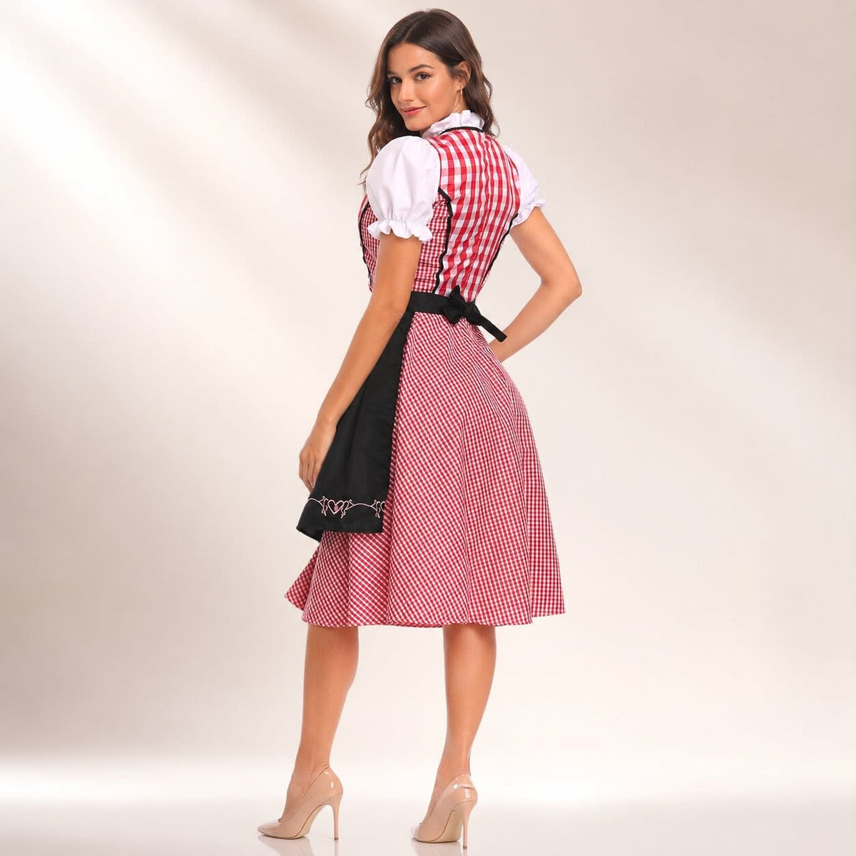 Aisha Gingham Oktoberfest Dirndl Dress_8