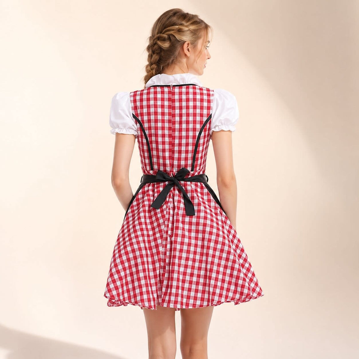 Aisha Gingham Oktoberfest Dirndl Dress_9