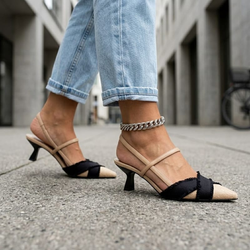 Annabel Crossover Kitten Heel Slingbacks_1