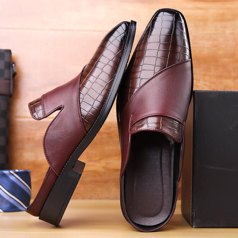 Benjamin Slip On Leather Loafers_14