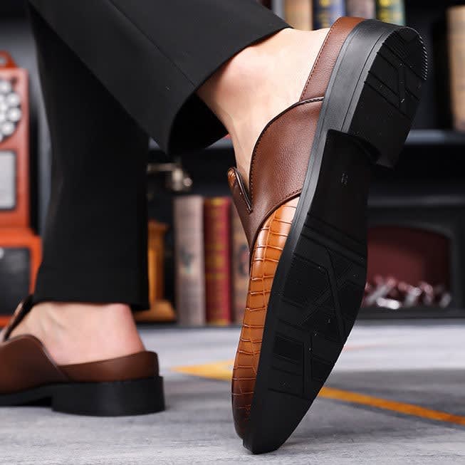 Benjamin Slip On Leather Loafers_2