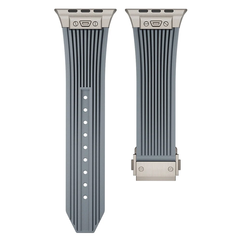 Montreal Streamlined Silicone Apple Watch Band