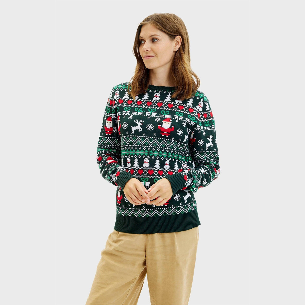 Vivian Fair Isle Cotton Christmas Sweater_4