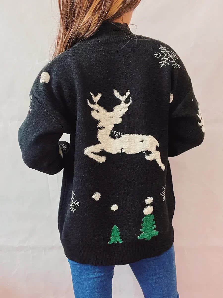 Annie High Neck Ugly Christmas Sweater_4