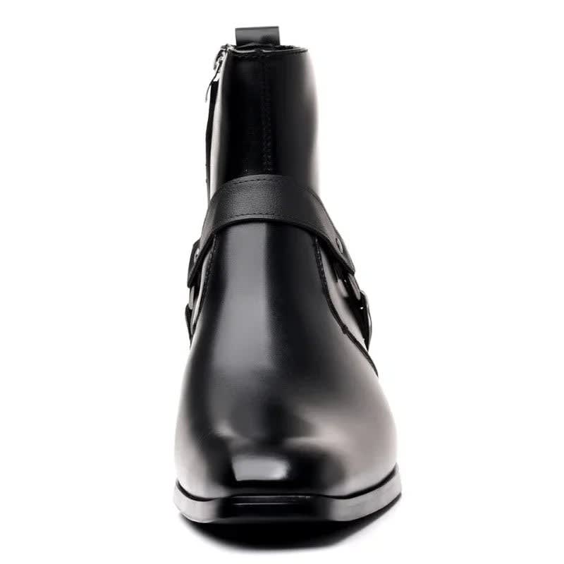 Antonio Pointed Toe Harness Boots_3