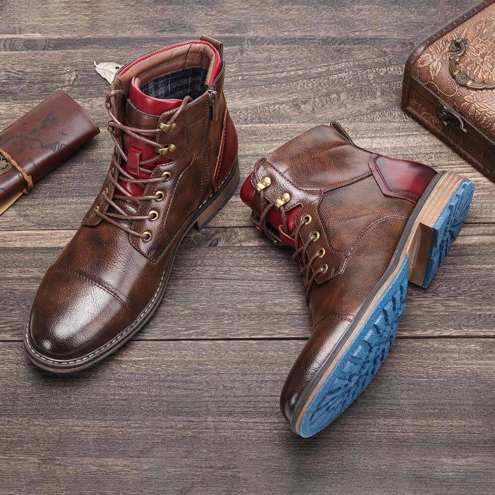 Josiah Lace Up Leather Boots_2