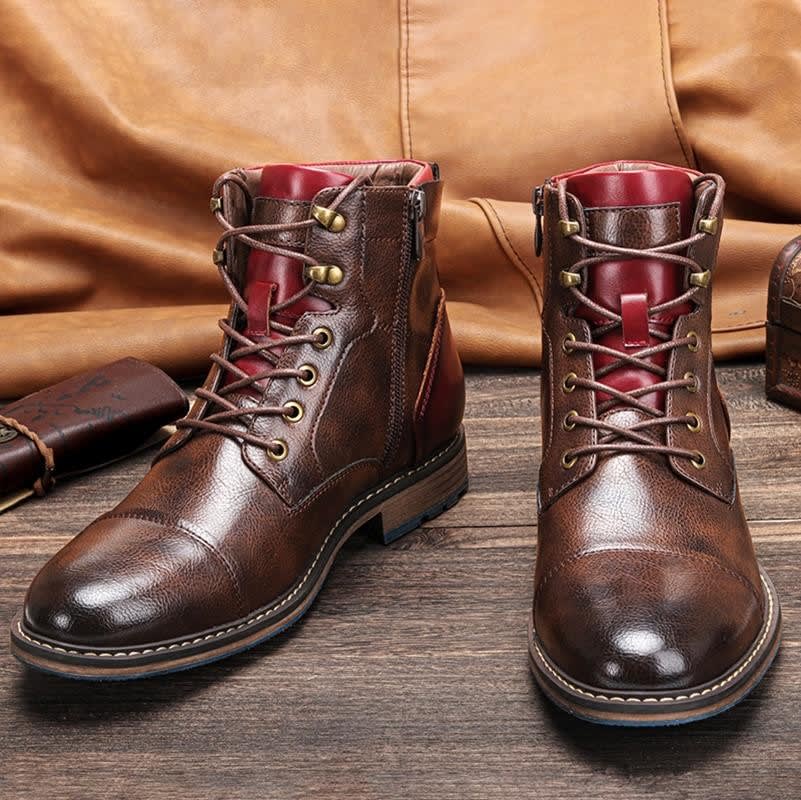 Josiah Lace Up Leather Boots_9