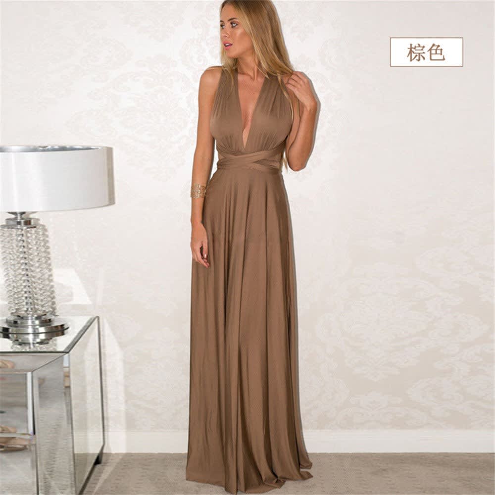 Allegra Backless Multiway Bandage Party Maxi Dress_19