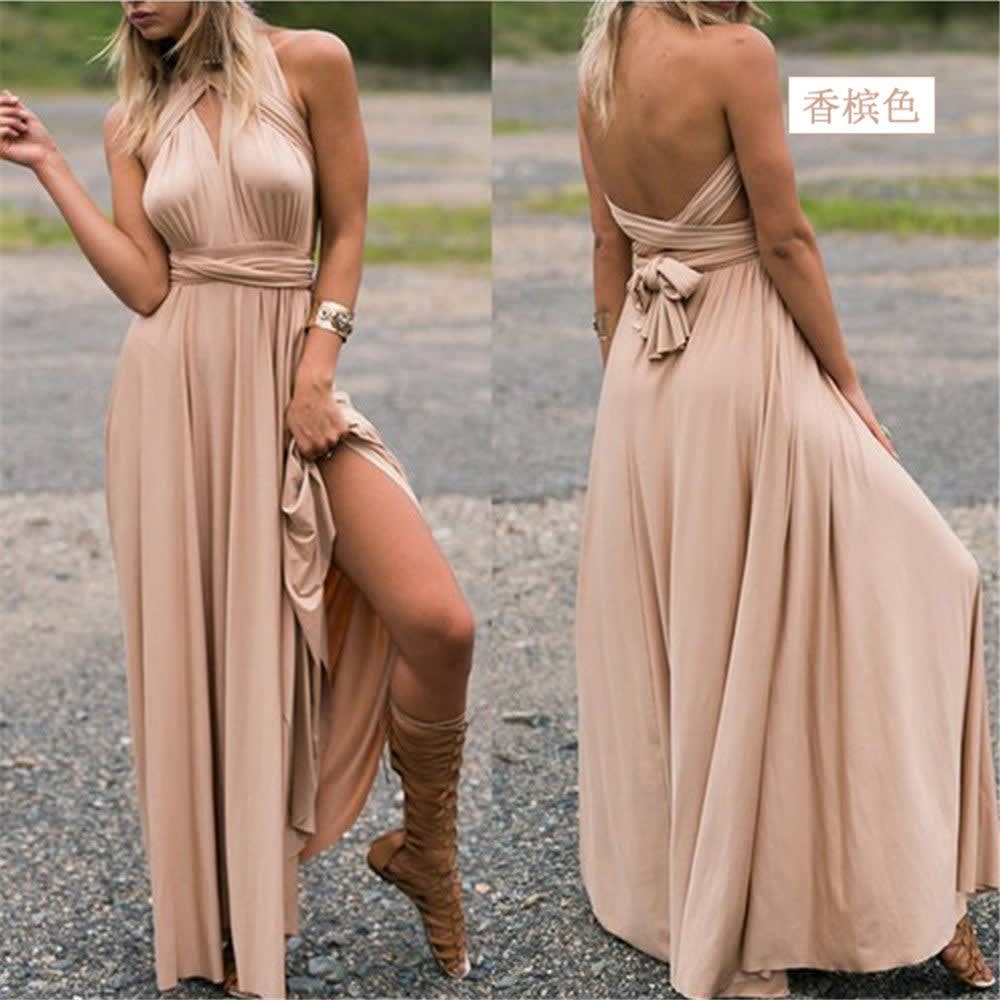 Allegra Backless Multiway Bandage Party Maxi Dress_24