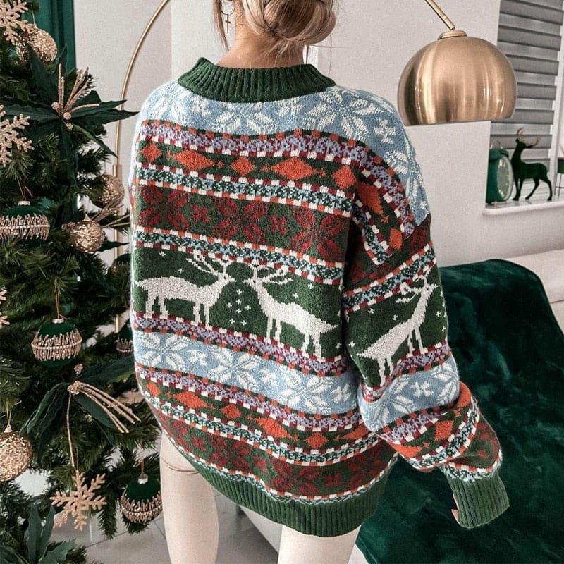 Pippa Nordic Reindeer Christmas Sweater_1