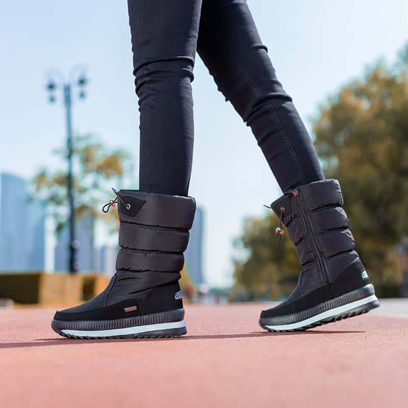 Arlette Quilted Mid Calf Snow Boots_4
