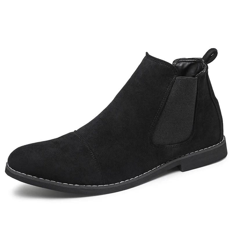 Shane Cap Toe Suede Chelsea Boots_11