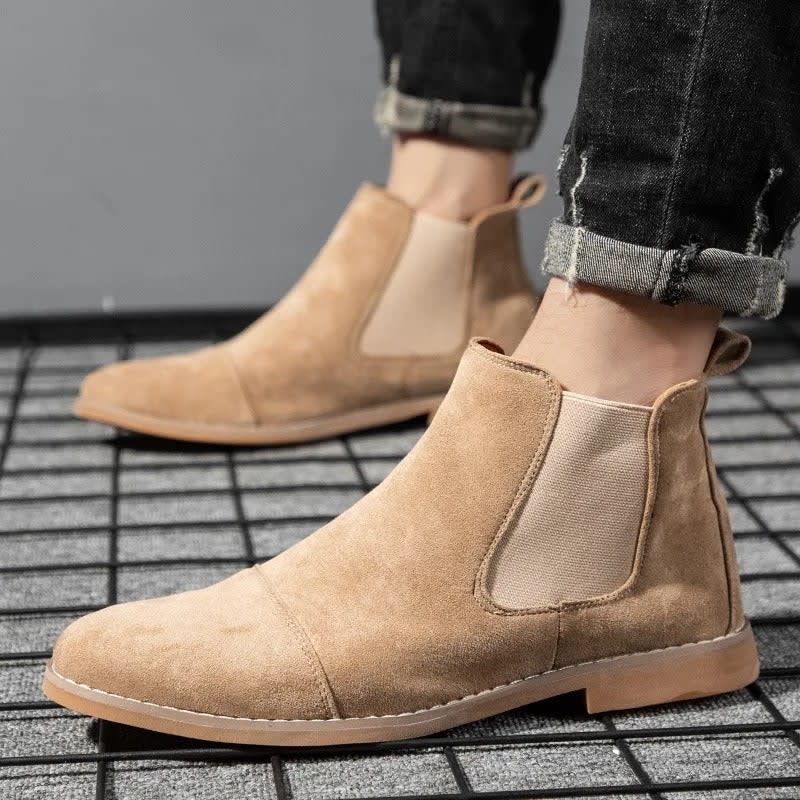 Shane Cap Toe Suede Chelsea Boots_2