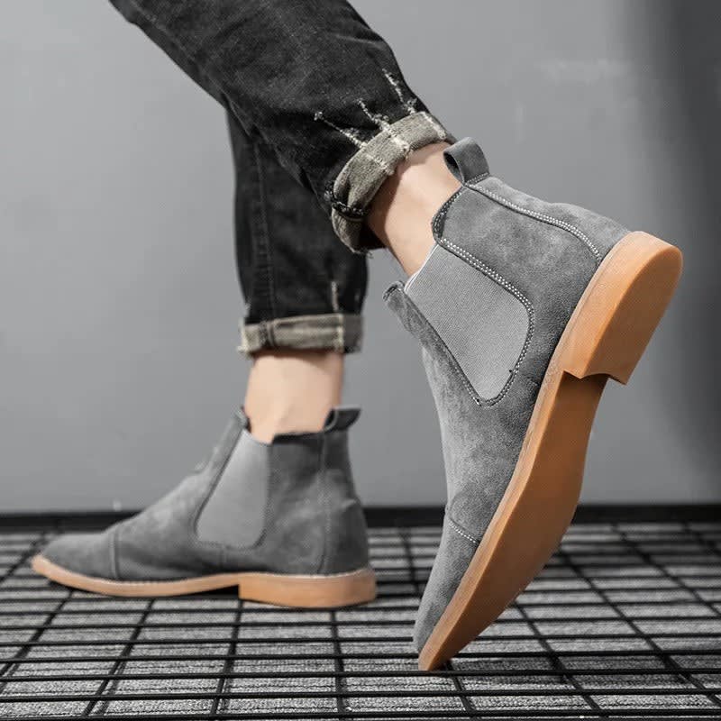 Shane Cap Toe Suede Chelsea Boots_3
