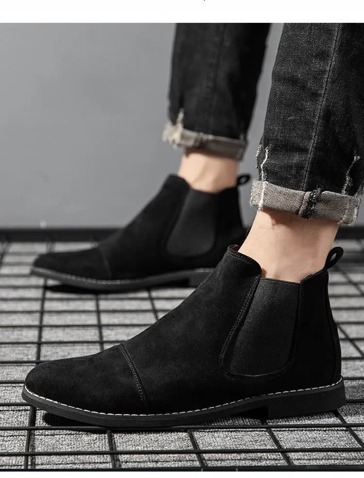 Shane Cap Toe Suede Chelsea Boots_6