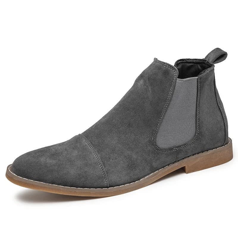Shane Cap Toe Suede Chelsea Boots_9
