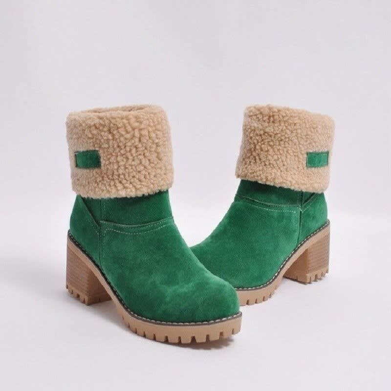 Marta Faux Suede Block Heel Ankle Boots_3