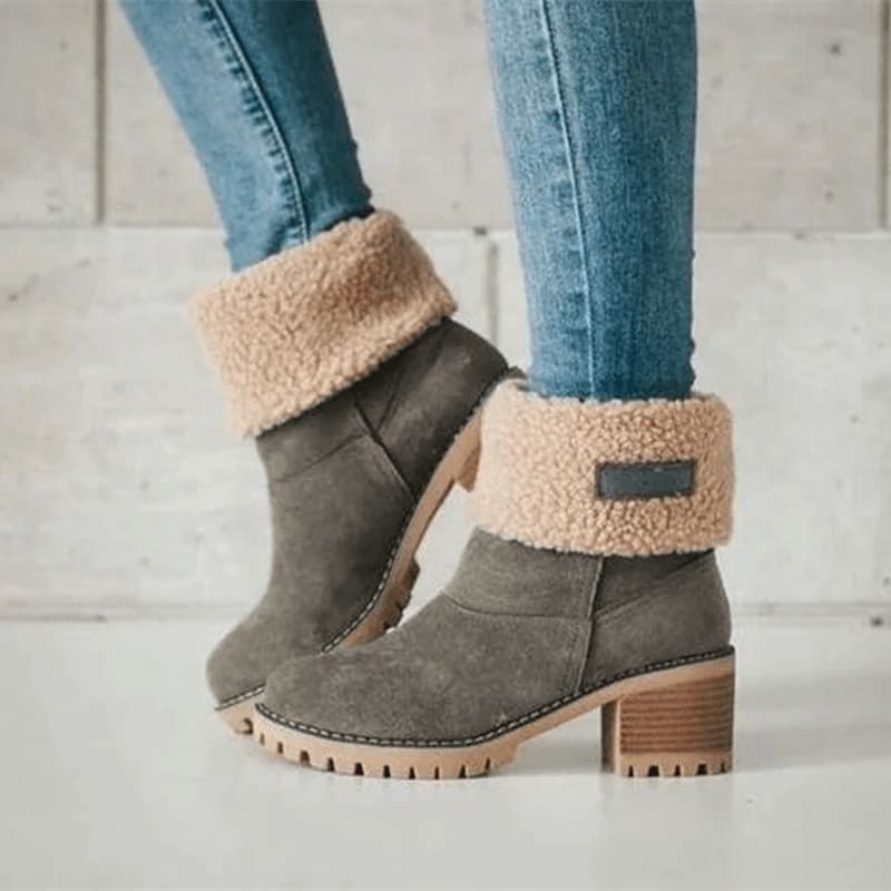 Marta Faux Suede Block Heel Ankle Boots_5