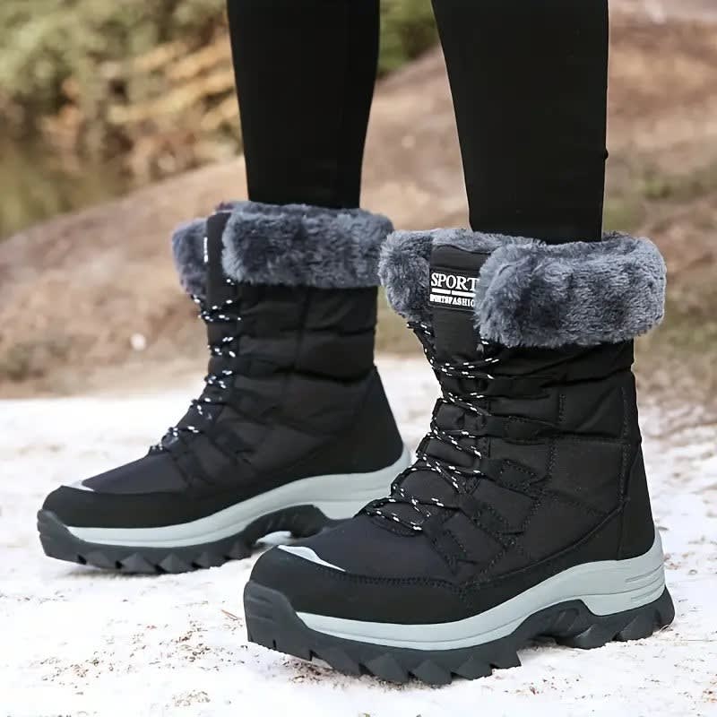 Lenore Faux Fur Non Slip Snow Boots_1