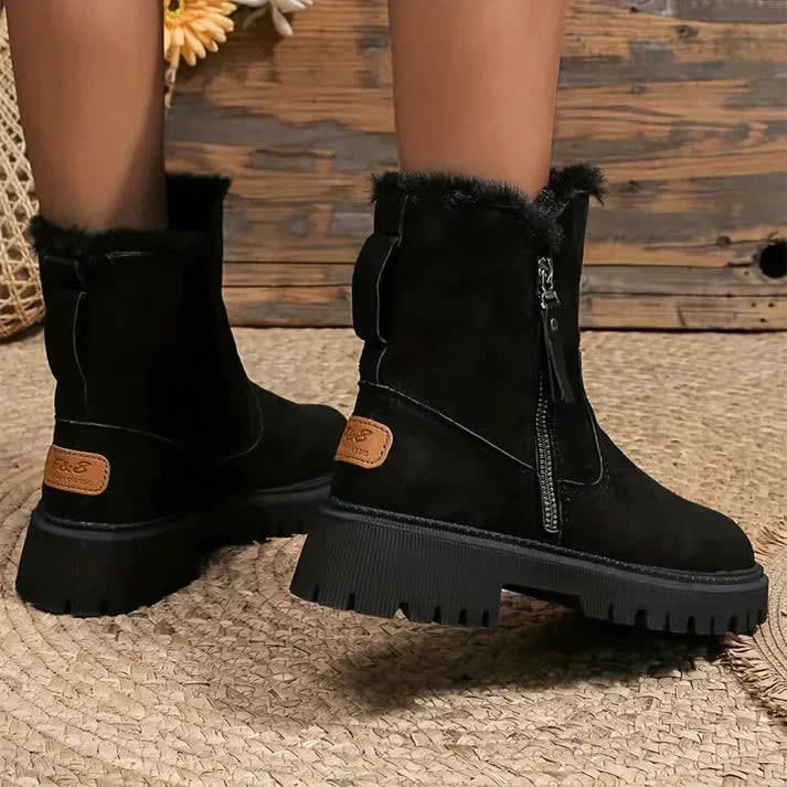 Tamia Faux Suede Platform Ankle Boots_3