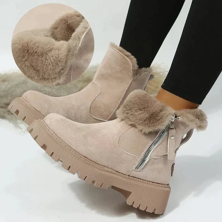 Tamia Faux Suede Platform Ankle Boots_4