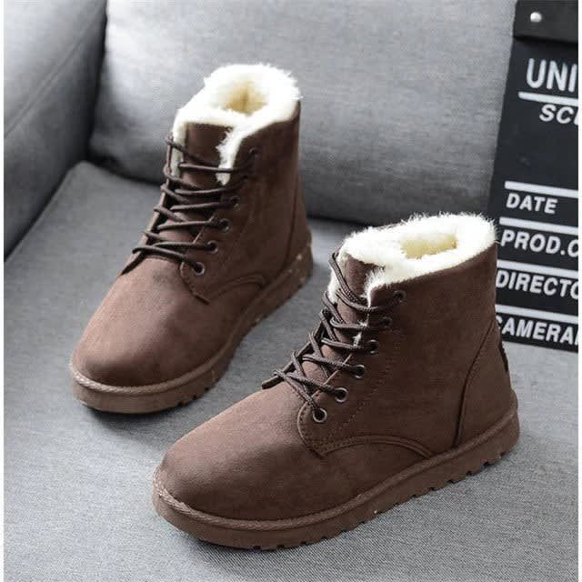 Elissa Faux Suede Lace-Up Ankle Boots_2