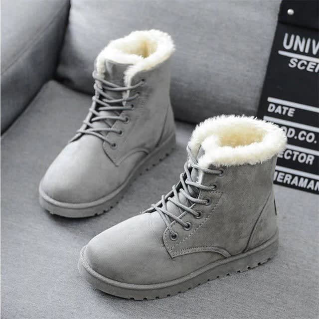 Elissa Faux Suede Lace-Up Ankle Boots_4