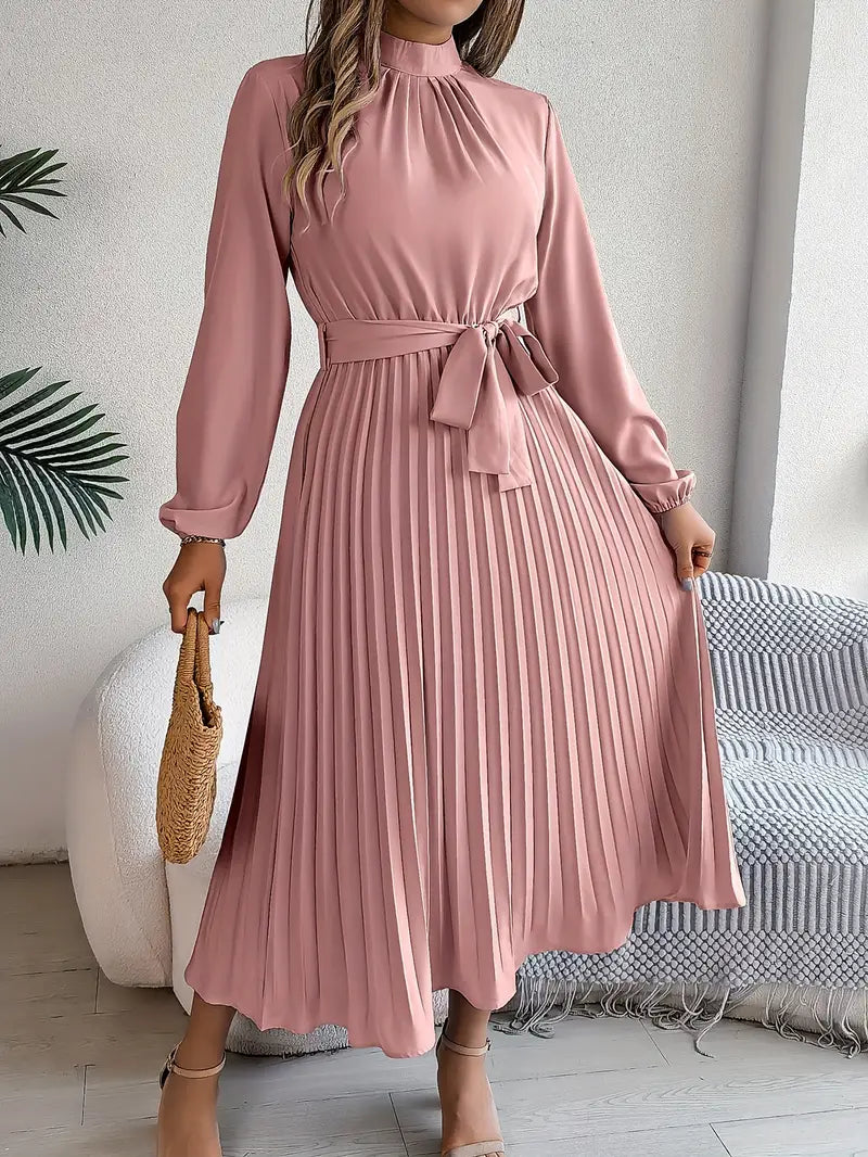 Celeste Pleated Midi Dress