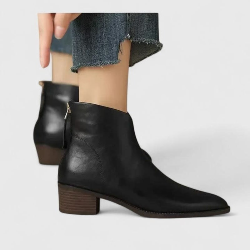 Augusta Block Heel Ankle Boots_1