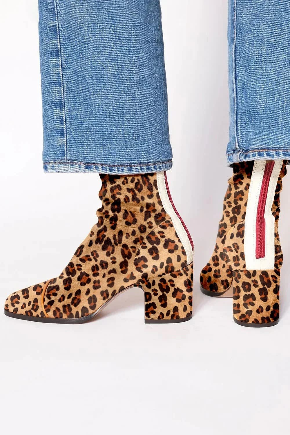 Davina Square Toe Block Heel Boots_4